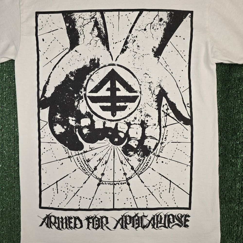 Armed For Apocalypse Palm Reader Album Shirt Size Small Metal Band Tee - Picture 3 of 6
